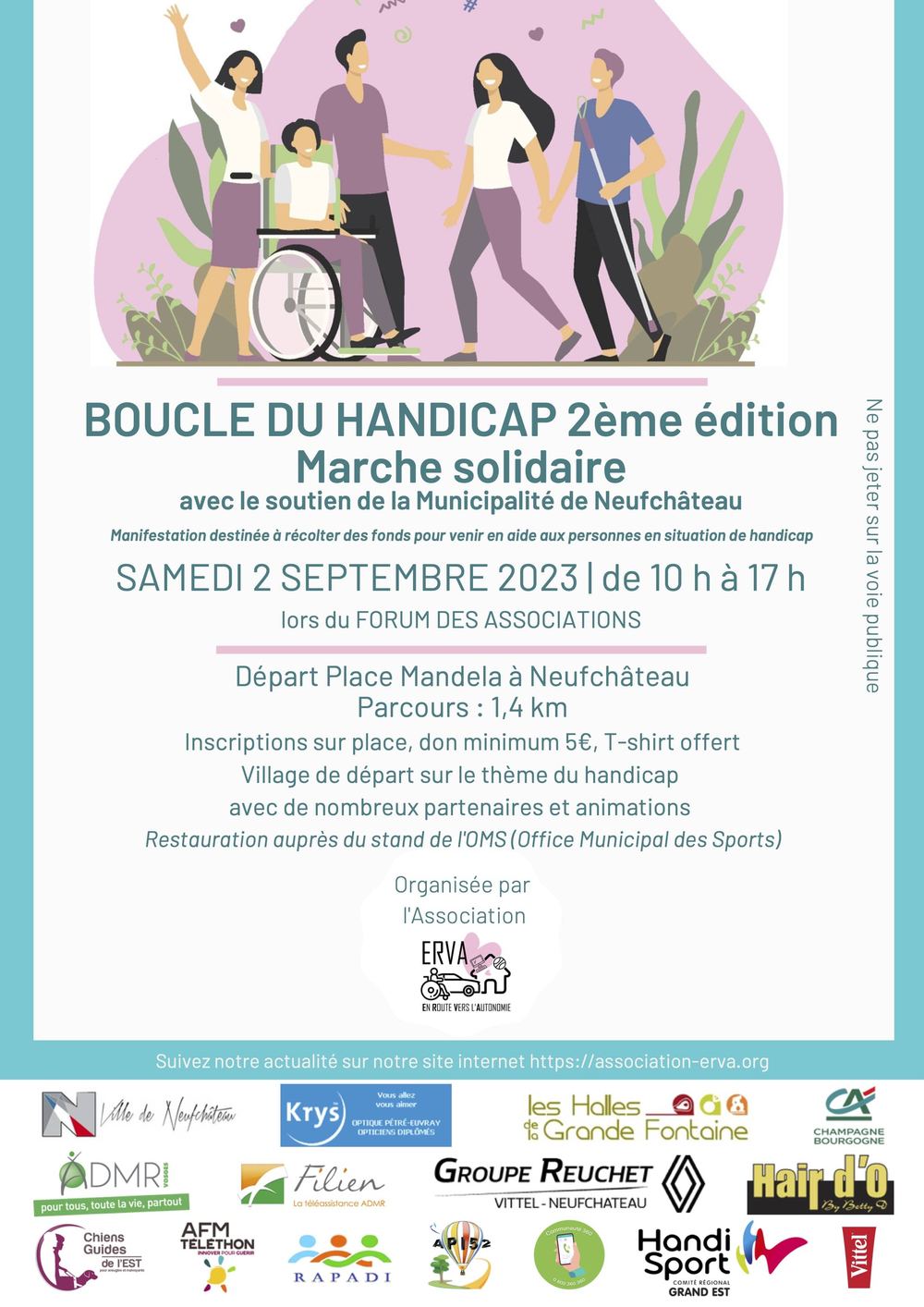 Affiche Boucle du Handicap 2023 A4 MAJ 31 juillet